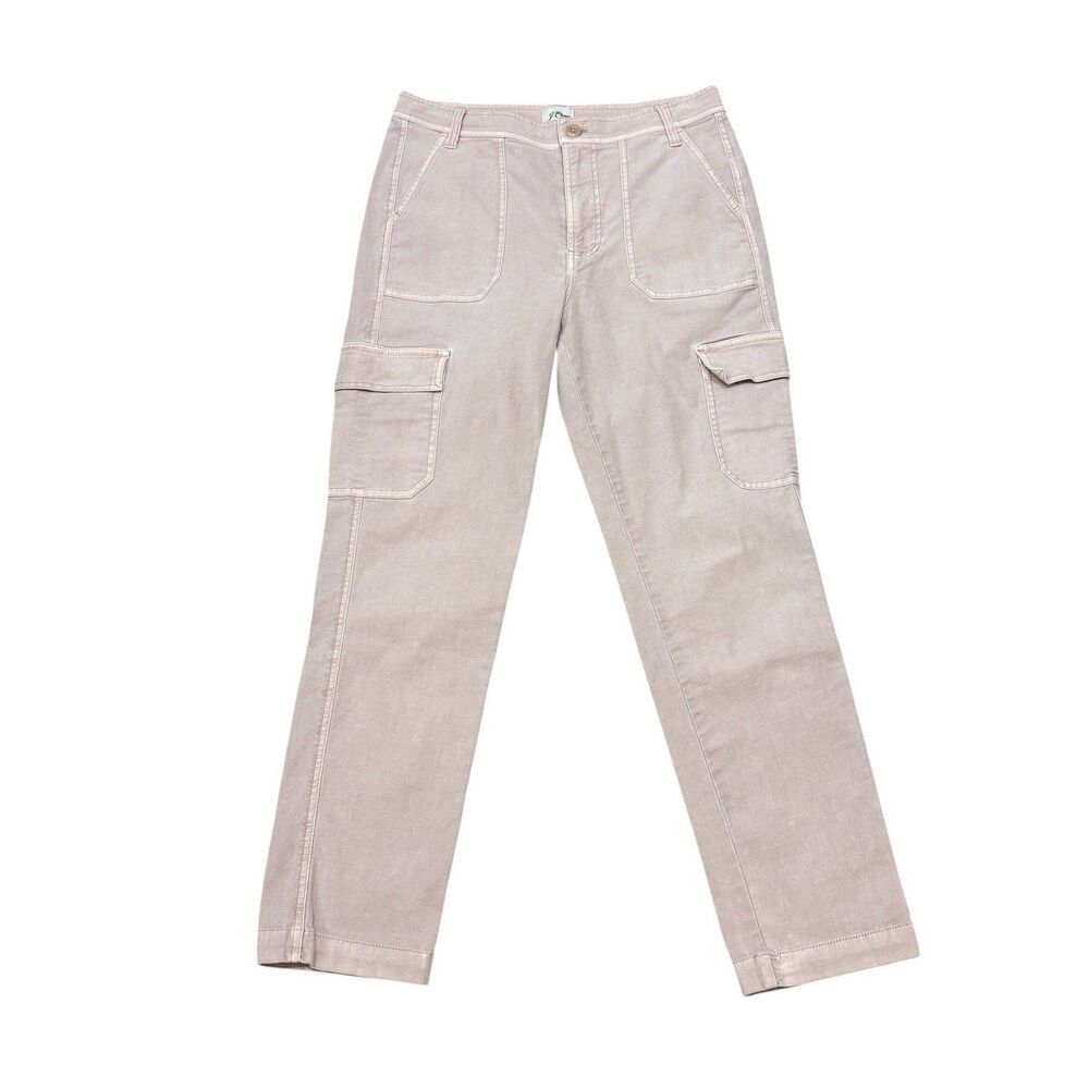 J. Crew The Straight Leg Cargo Pant In Pale Blossom Pink Size 27T